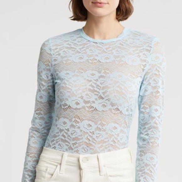 AFRM Los Angeles Blue Bird blouse - Picture 2 of 2